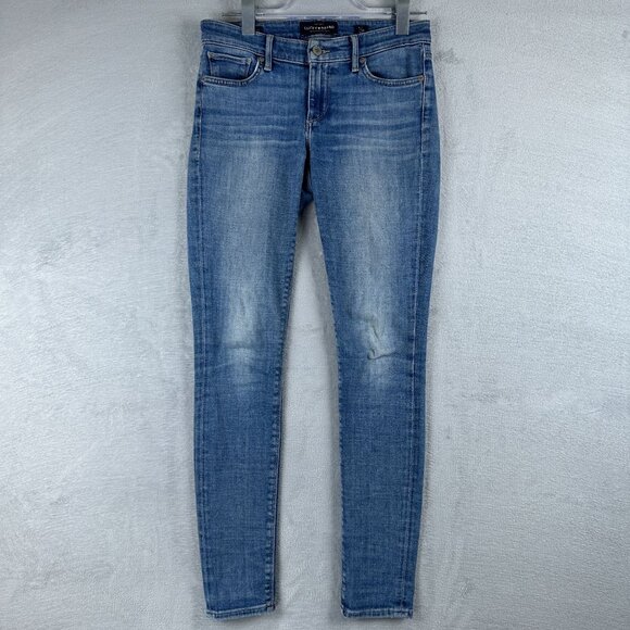Lucky Brand Stella Skinny Jeans Candiani Denim Ankle 7W13756 Womens SZ 2/26 Blue - Picture 1 of 12
